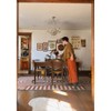 Lany Space Curvy Brown Stripes Design Rug - 2 of 4
