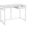 Sapphtopaz Home Office Desks 42.25" Computer Desk with Storage Drawer and Metal Frame Writing Desk Gaming Desk Office Desk for Home Office - 3 of 4