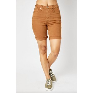 Women's Tummy Control Bermuda Shorts - Judy Blue - 1 of 4
