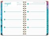 Global Printed Products Hardcover AY 2025-2026 Fashion Planner - 5.5"x8" (Rainbow Petals) - 3 of 4