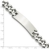 Black Bow Jewelry Men's Stainless Steel 11mm Curb Link I.D. Bracelet, 7.75 Inch - image 4 of 4