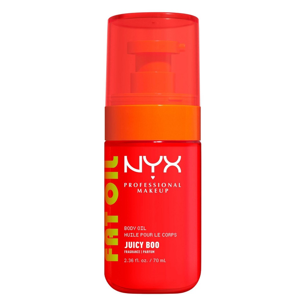 NYX Professional Makeup Fat Oil Body Oil with Vitamin E & Avocado Oil - Juicy Boo - 2.36 fl oz