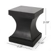 MOEPISY 21.50 inch H Black Patio End Tables - 4 of 4
