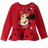 Disney Minnie Mouse Girls Fleece Sweatshirt and Leggings Outfit Set Little Kid to Big Kid - 2 of 4