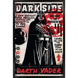 Trends International Star Wars: The Dark Side - Become My Apprentice Framed Wall Poster Prints - 1 of 4