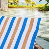 Arkwright Cabo Cabana Chaise Lounge Cover - (Pack of 2) 100% Cotton Terry Towels, Pool Chair Covers for Outdoor Beach Furniture, 30 x 85 in - 4 of 4