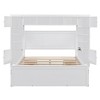 YOOCOZZ Queen Size Platform Bed with Under-bed Drawers, All-in-One Cabinet and Shelf, Built-in Outlets - 2 of 4