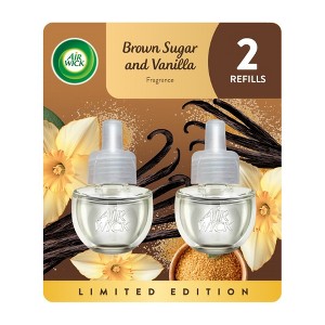 Air Wick Essential Scented Oil Twin Refill - Brown Sugar & Vanilla - 1.34 fl oz/2ct - 1 of 4