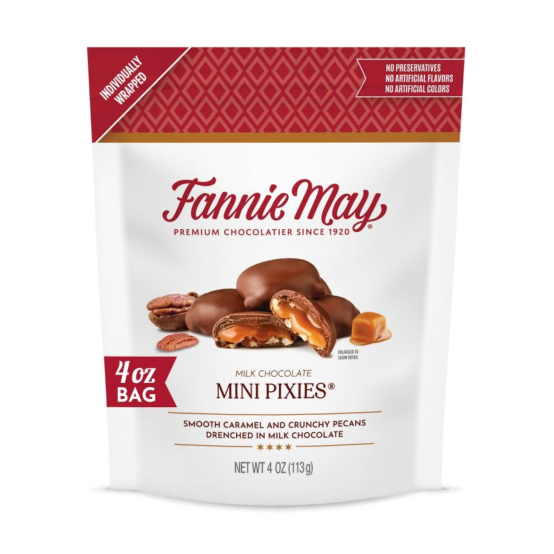 Fannie May Candy Mini Pixies Stand Up Bag - 4oz, 1 of 10
