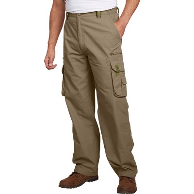 Boulder Creek By Kingsize Men's Big & Tall Ripstop Cargo Pants : Target