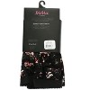 Memoi Women's Luxe Floral Lace Leggings Black M-L - 4 of 4