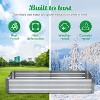 FDW Galvanized Garden Bed, Raised Garden Bed for Vegetables Flowers and Herbs Planter Boxes Raised Bed Kit with Metal Pole Reinforcement - 3 of 4