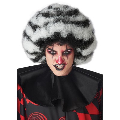 California Costumes Spiral Clown Wig black white Target