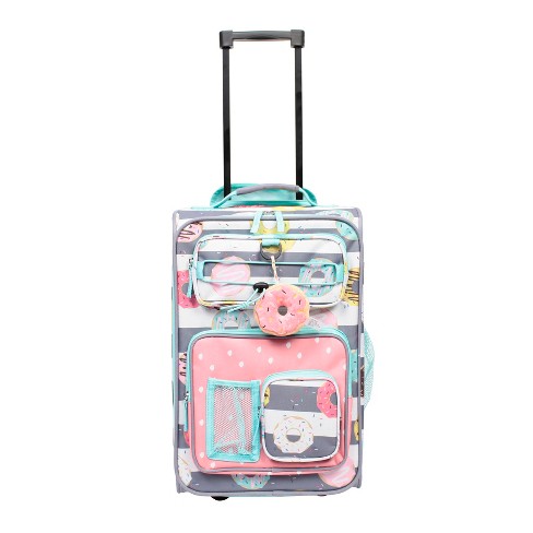 Crckt 4 Piece 18-inch Soft Side Carry-On Kids Luggage Set, Dinosaur