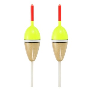 Unique Bargains Plastics Oval Bobber Gear Fishing Floats Rigs 2 Pcs - 1 of 4