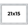PosterPalooza | Classic Silver Picture Frame - UV Acrylic, Backing Board, Hanging Hardware Included - 2 of 4