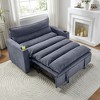 NicBex Convertible Sofa Bed Sleeper Chair with 3-Position Adjustable Backrest,Upholstered Small Couch for Living Room,Bedroom - 2 of 4