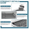 LunaLulinlk Dish Drying Rack, Extendable Dish Rack, Drying Rack Kitchen,Compact Dish Drainer,Utensil Holder, Cup Holder, Drying Rack for Kitchen Sink - 4 of 4
