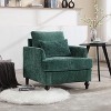 NicBex Couches for Living Room Modern Accent Chair Sofa Chenille Upholstered Single Couch with Solid Wood Frame for Bedroom, Reading - 2 of 4