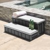 XtremepowerUS 36" Universal Resin Spa and Hot Tub Steps Hidden Storage 2-Step - 3 of 4