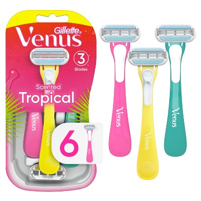 Venus Tropical Women's Disposable Razors - 6ct