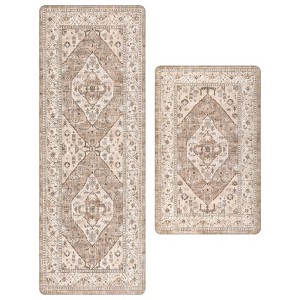 BAGOKIE Anti Fatigue Kitchen Mat Set of 2 - 1 of 4