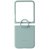 SAMSUNG Official Silicone Cover Case with Ring for Galaxy Z Flip5 - Ocean Green - image 2 of 3