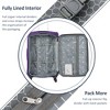Lyngins 3-Piece Expandable Luggage Set –  20" Carry on Luggage, 24" & 28" Spinner Suitcases, Easy-Access Pockets, Travel-Ready Away Luggage - 3 of 4