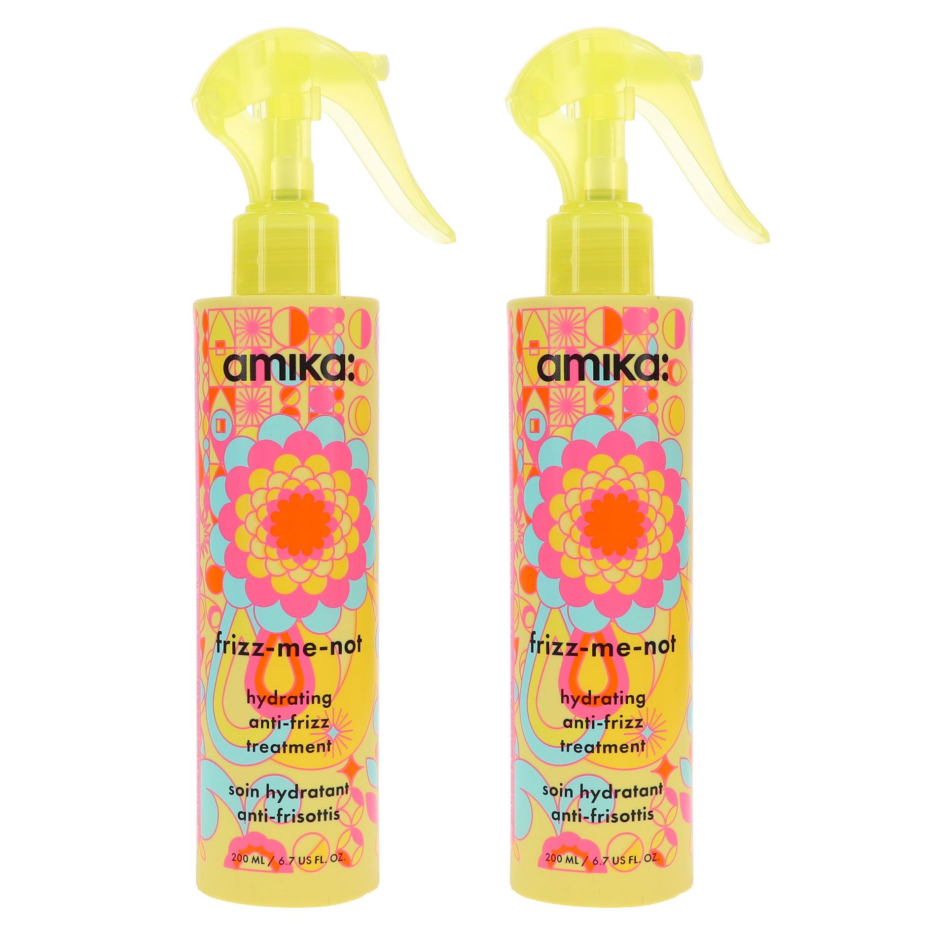 Amika Frizz-Me-Not Hydrating Anti-Frizz Treatment 6.7 oz 2 Pack