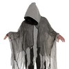 Underwraps Grey Shredded Phantom Adult Hooded Costume Cape | Standard - 2 of 4