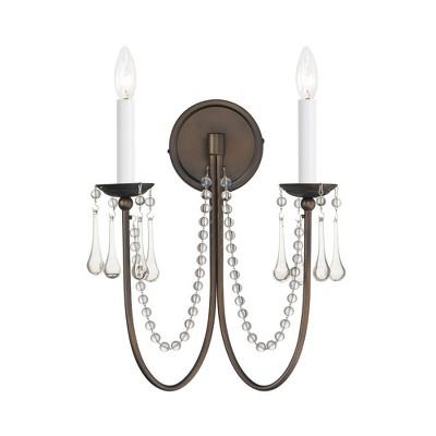 Maxim Lighting Plumette 2 - Light Wall Light in  Chestnut Bronze
