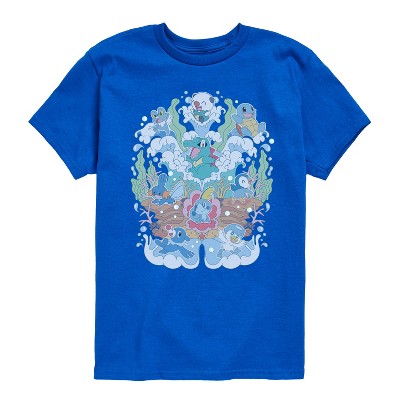 Boys' - Pokémon - Water Starters Group Short Sleeve Graphic T-Shirt