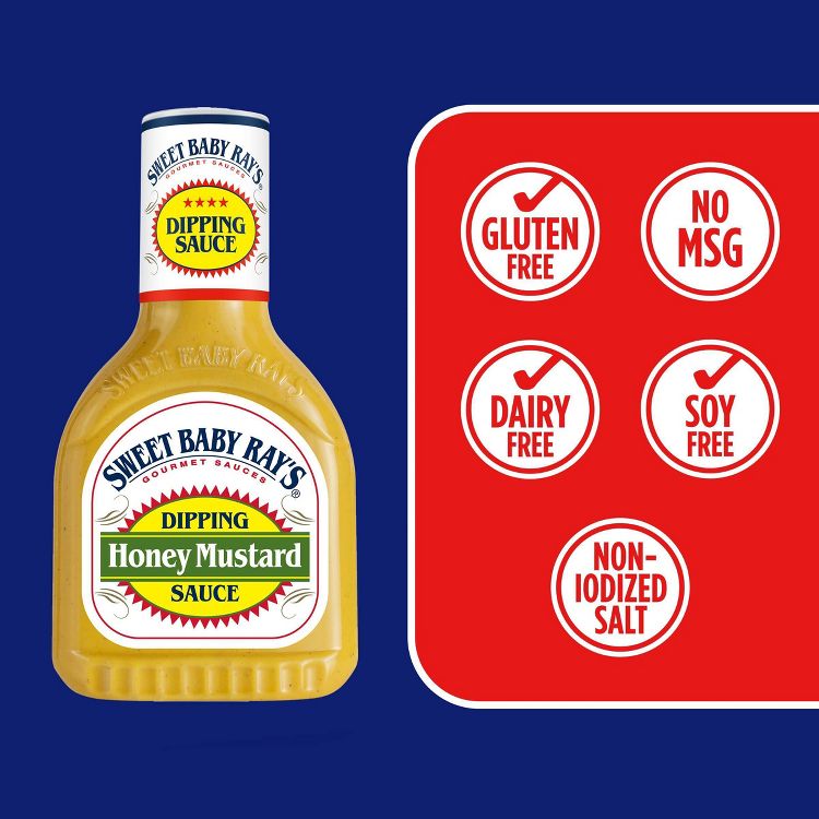 Sweet Baby Ray's Honey Mustard Dipping Sauce - 14 fl oz: Gluten-Free, 5 of 9