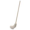 Boardwalk Handle/Deck Mop, #32 White Cotton Head, 54" Natural Wood Handle, 6/Pack - image 2 of 3