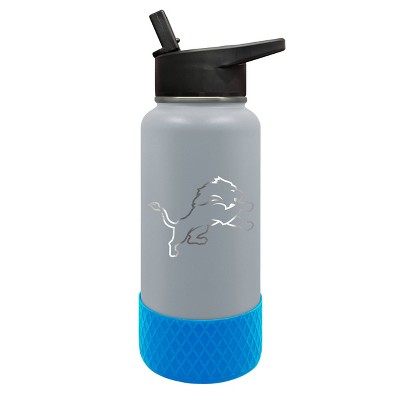 Simple Modern NFL Detroit Lions Water Bottle with Straw Lid | Vacuum Insulated Stainless Steel 32oz Thermos | Summit | Detroit Lions