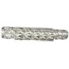 Elegant Lighting Valetta Integrated LED chip light Chrome Wall Sconce Clear Royal Cut Crystal - 3 of 4