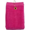 TowelSoft Premium 100% Cotton Terry Velour Golf Towel with Tri-fold Hook & Grommet Placement 16 inch x 26 inch - 3 of 4