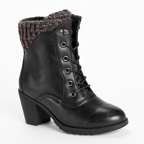 Womens black combat outlet boots target