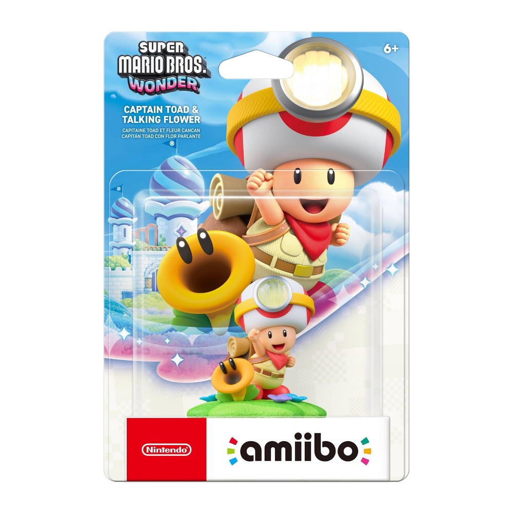 Photos - Console Accessory Nintendo amiibo Captain Toad & Talking Flower - Super Mario Bros. Wonder Series 