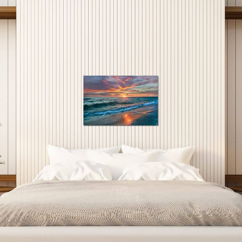 Sunset Over Ocean Gulf Islands National Seashore Florida by Tim Fitzharris Unframed Wall Canvas - iCanvas, 5 of 8