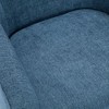CAVINAS Swivel Accent Chair with Black Wooden Base and No-Sag Springs, Fabric Upholstered Lounge Chair for Living Room - 3 of 4