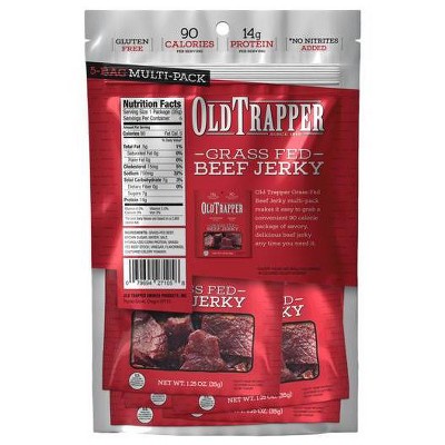 Old Trapper Jerky Multipack - 8g Protein - 6.25oz