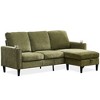 SKRAN Sectional Sofa,Modern Design Chenille with Storage Chaise for Apartment, Studio, Office,Living Room - 4 of 4