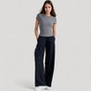 Anna-Kaci Active Women's Short Sleeve Fitted Crew Neck Top with Stretch Fabric for a Sleek and Comfortable Everyday Look - 4 of 4