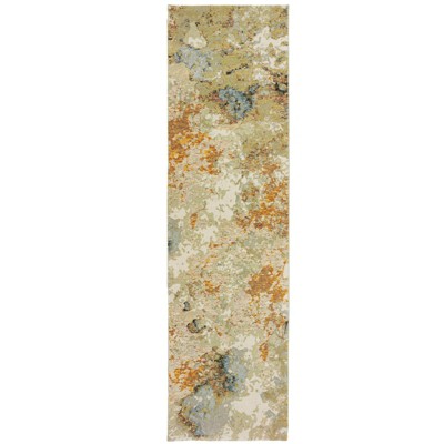 Oriental Weavers Evolution 8031B Gold/ Beige Indoor Area Rug - 2'6" x 12'