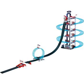 Theo Klein Ford Interactive Toy Car Park 6 Level Full Service Racing Parking Garage Play Set with 2 Cars Included for Kids Ages 3 Years Old and Up