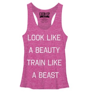 Women's CHIN UP Beast Racerback Tank Top - 1 of 3