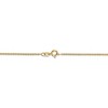 Black Bow Jewelry 1.1mm, 14K Yellow Gold, Solid Baby Rope Chain Necklace - 4 of 4