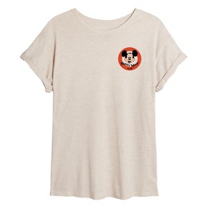 Women's - Disney - Mickey Mouse Club Member Oversized Graphic T-Shirt - 1 of 4