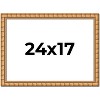 PosterPalooza | 24x17 Modern Bamboo Picture Frame, UV Acrylic, 5 Finishes - 2 of 4